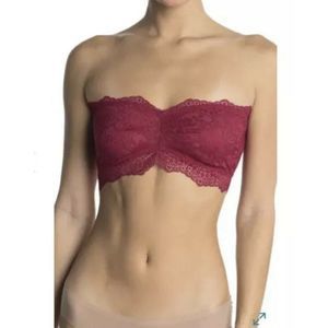 Free People Intimately Lacey Looks Bandeau‎ Burgundy